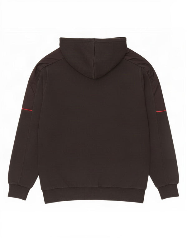 Felpa con cappuccio da uomo Puma Large in cotone nero