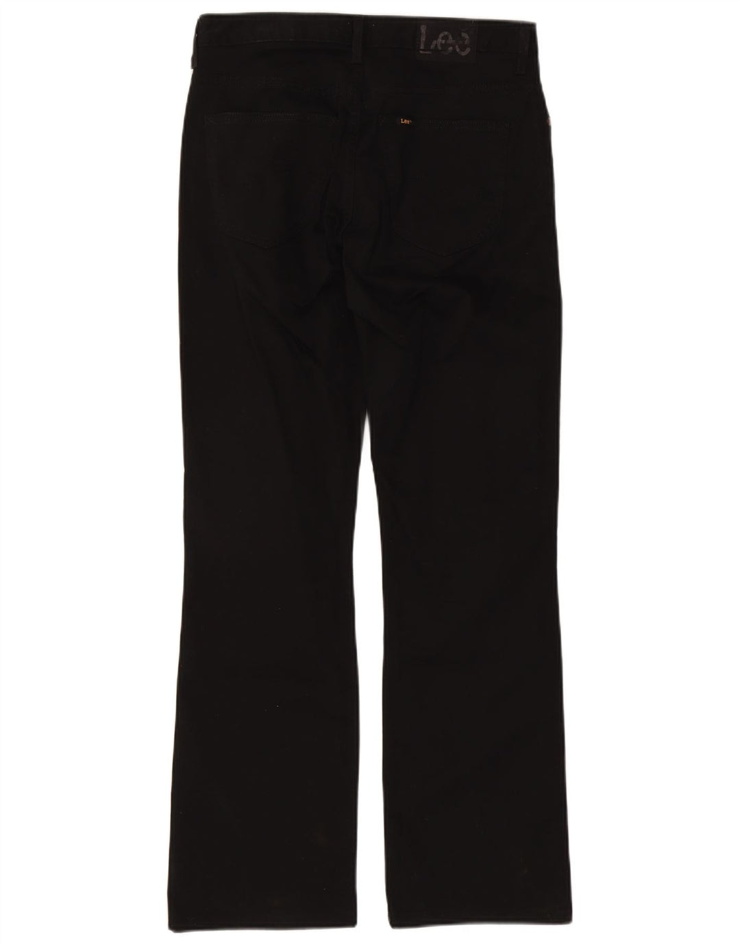 Pantaloni casual Lee Cameron Bootcut da donna W32 L33 cotone nero