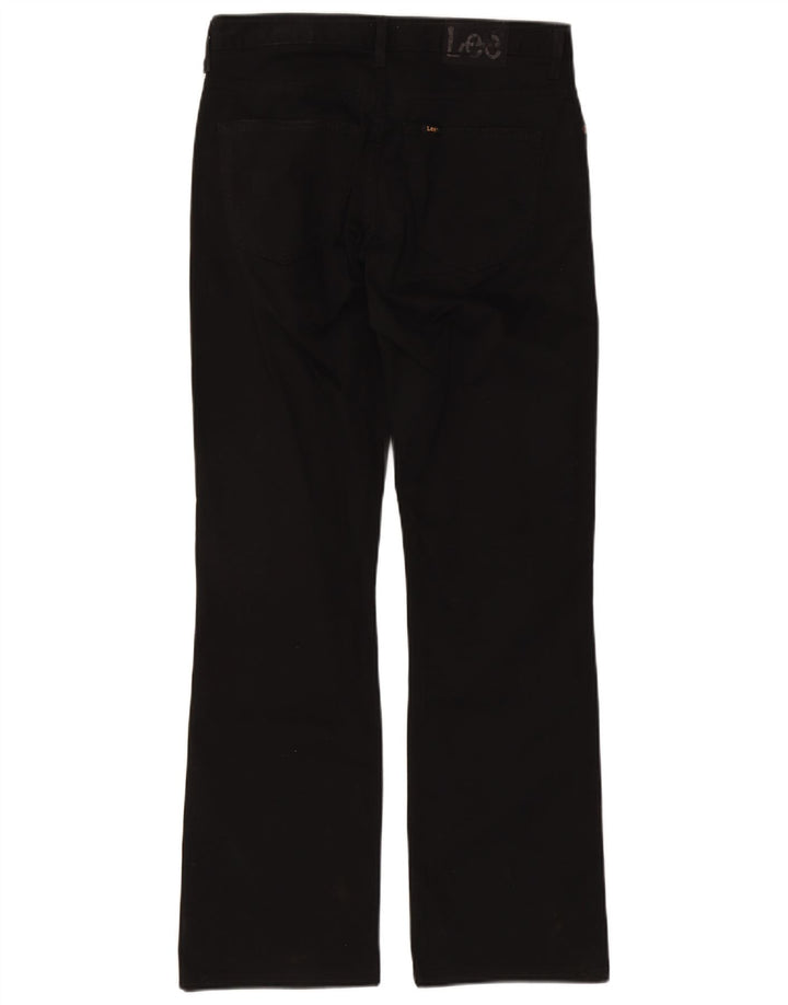 Pantaloni casual Lee Cameron Bootcut da donna W32 L33 cotone nero
