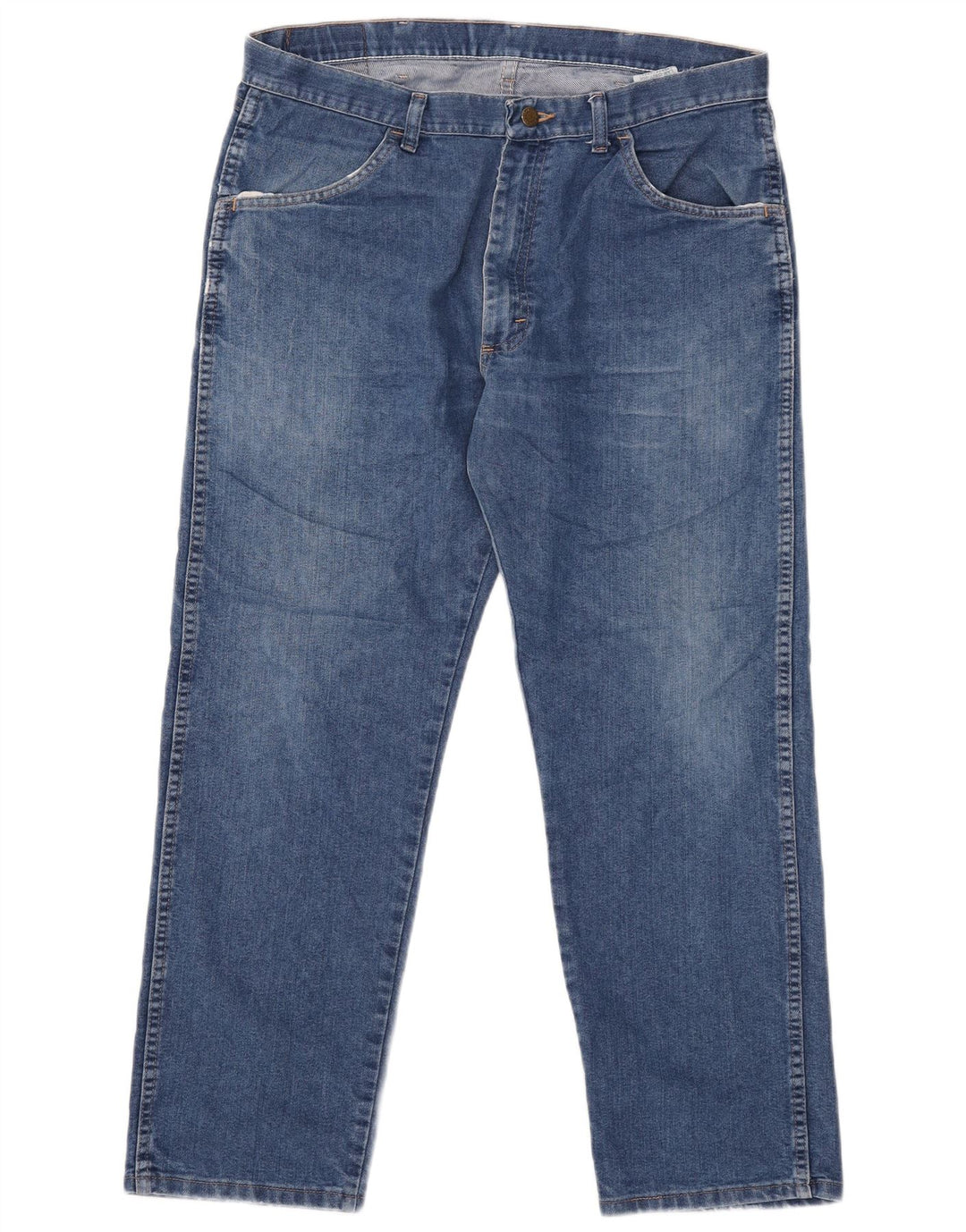 Jeans dritti da uomo Wrangler vestibilità regolare W36 L29 Blu