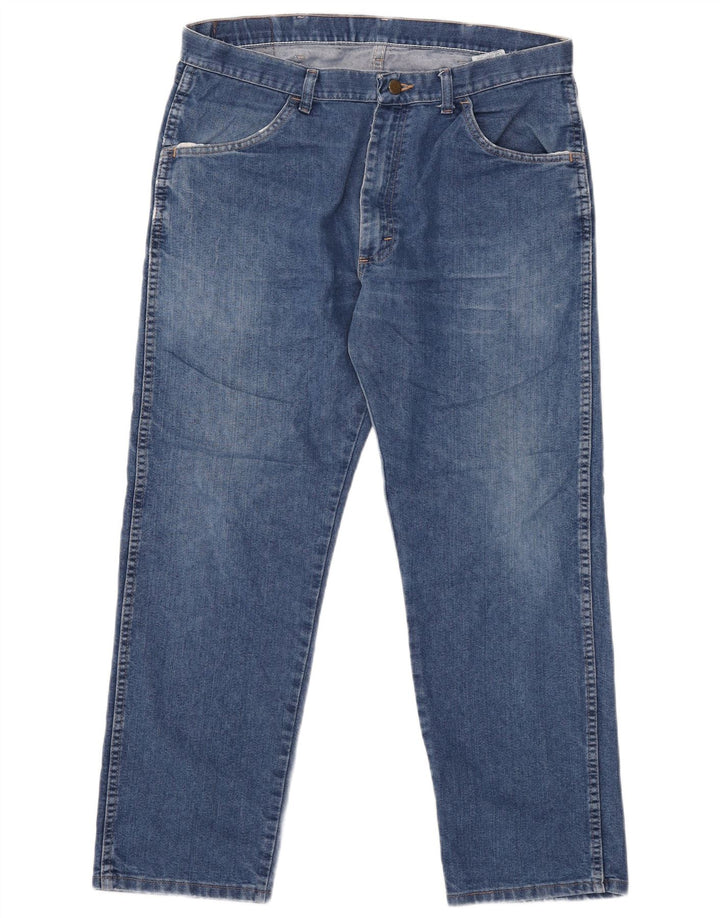 Jeans dritti da uomo Wrangler vestibilità regolare W36 L29 Blu