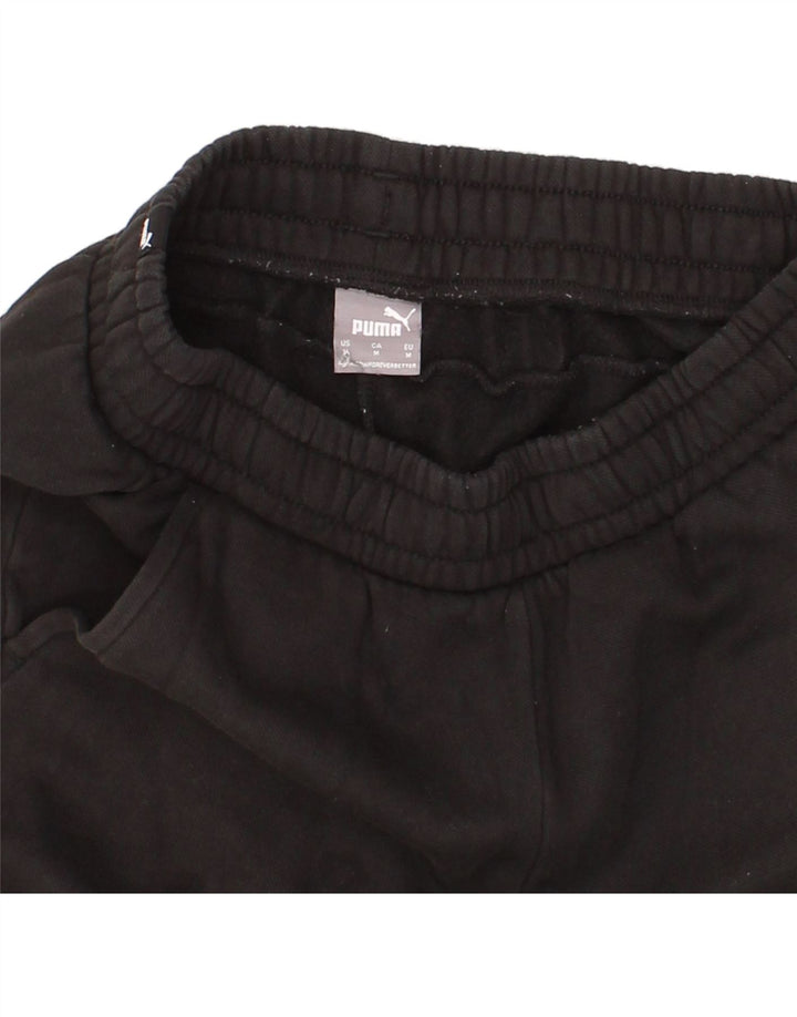 PUMA Mens Graphic Tracksuit Trousers Joggers Medium Black Cotton Vintage Puma and Second-Hand Puma from Messina Hembry 