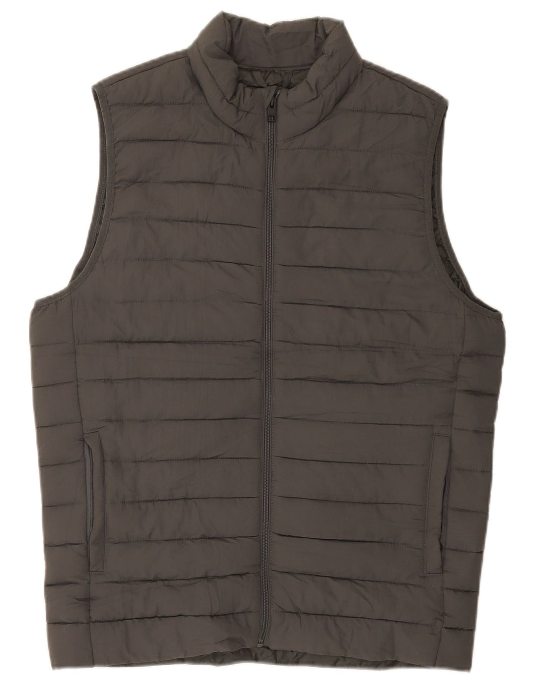 Gilet imbottito da uomo Jack & Jones UK 36 piccolo poliestere grigio