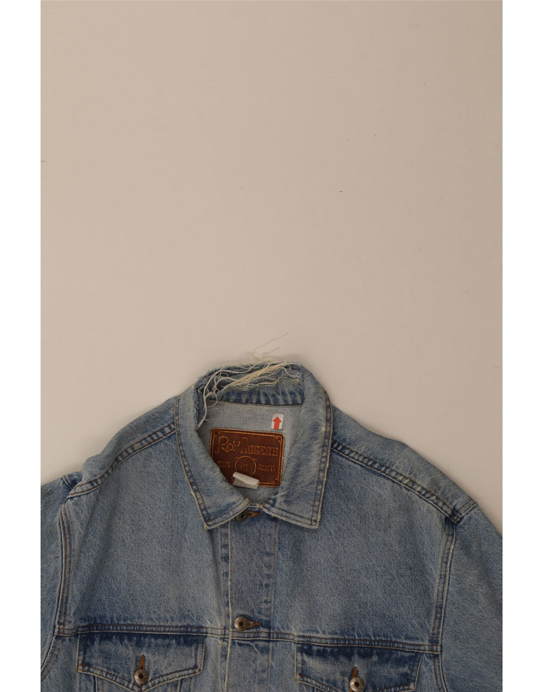 ROY ROGERS Giacca di jeans da uomo UK 38 Blu medio