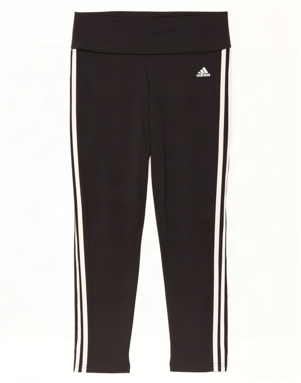 Leggings Adidas Aeroready da donna UK 16/18 Large Nero Poliestere