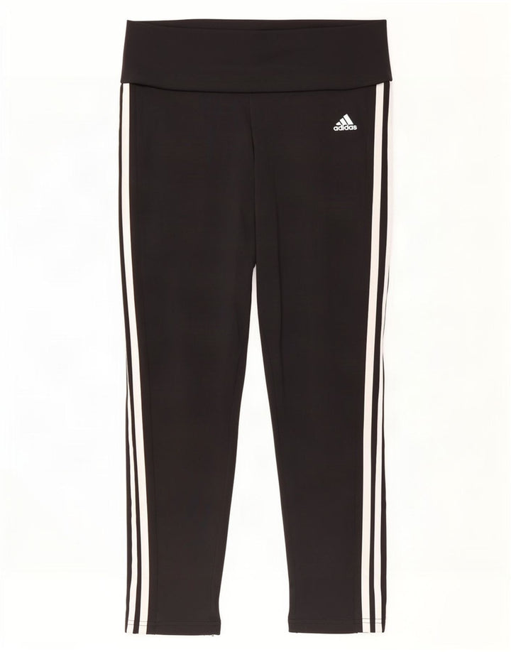Leggings Adidas Aeroready da donna UK 16/18 Large Nero Poliestere