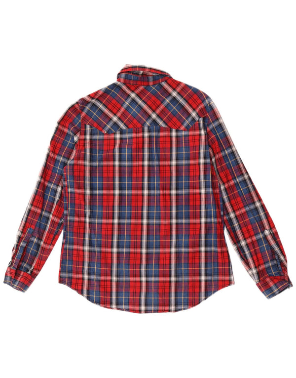 Camicia in flanella da donna Zara UK 14 a quadri rossi medi