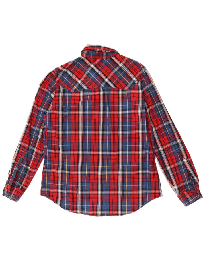 Camicia in flanella da donna Zara UK 14 a quadri rossi medi
