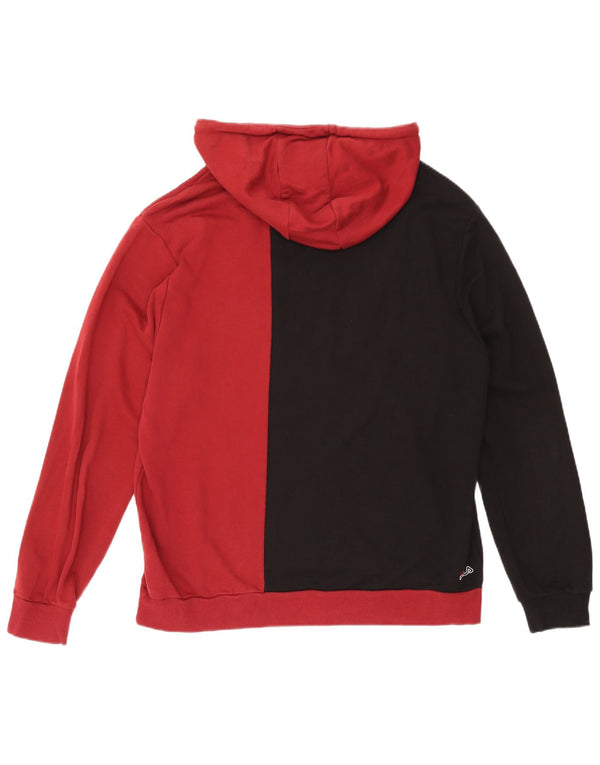 Maglione con cappuccio grafico da uomo FILA XL in cotone color block nero