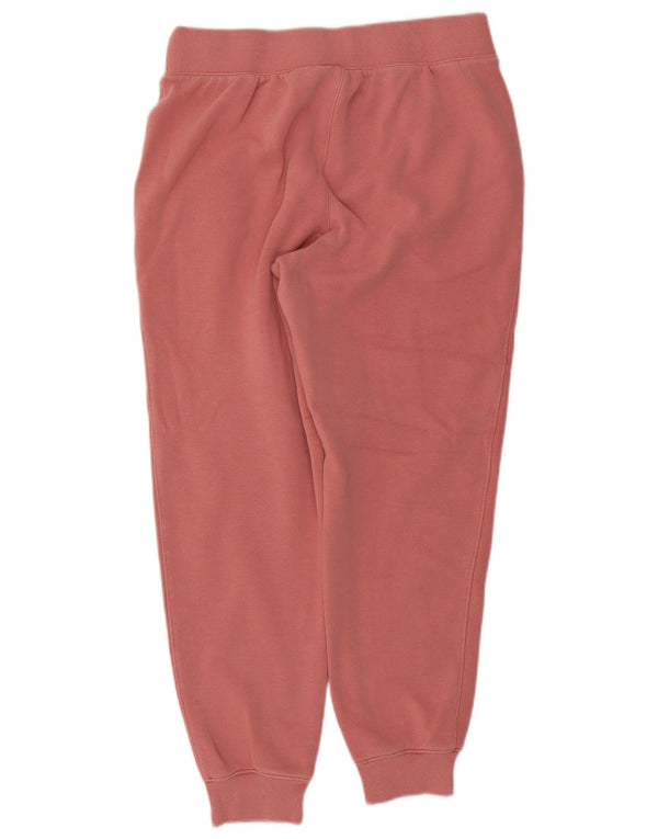 Fila Womens Tracksuit Trousers Joggers UK 14 Large Pink Cotton