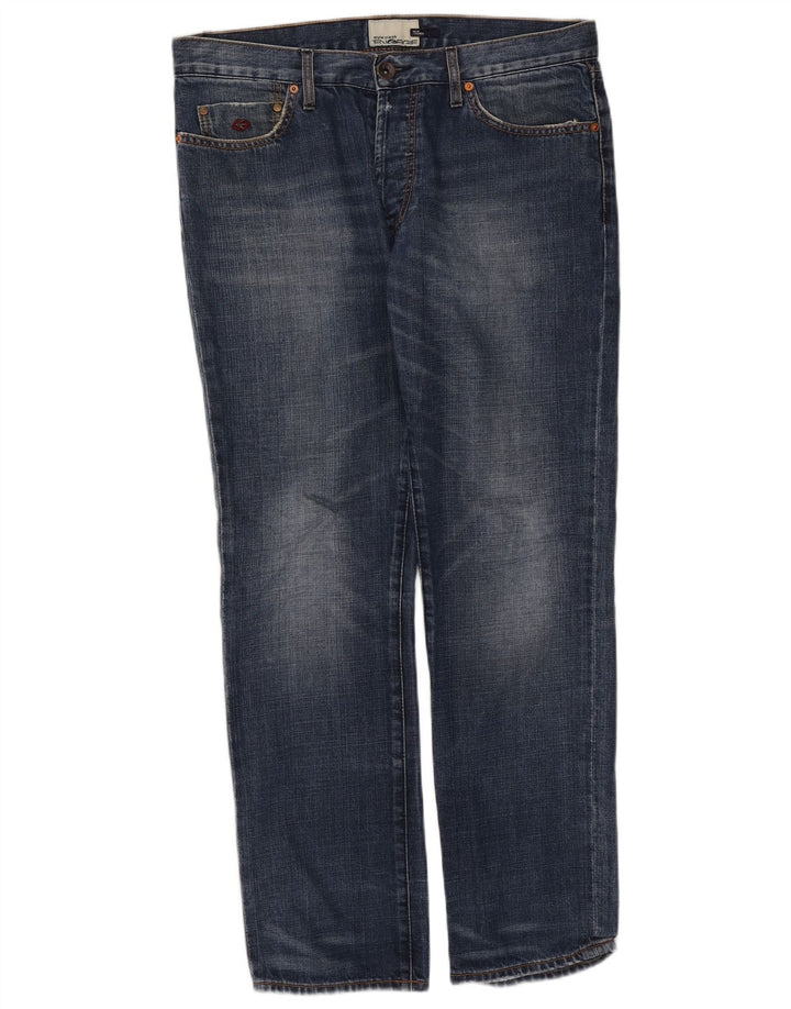 Jeans dritti da uomo Energie W36 L32 in cotone blu