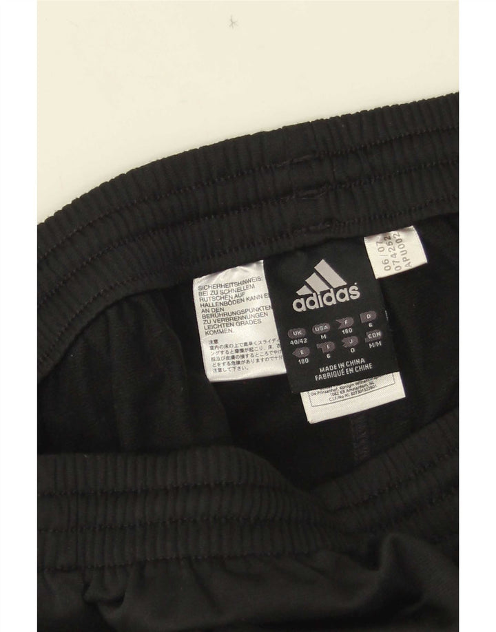 Pantaloni da tuta da uomo Adidas UK 40/42 Poliestere color block medio nero