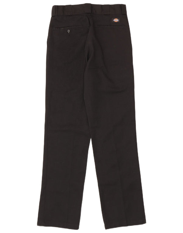 Dickies Mens Straight Original Fit Chino Trousers W30 L34 Black Polyester