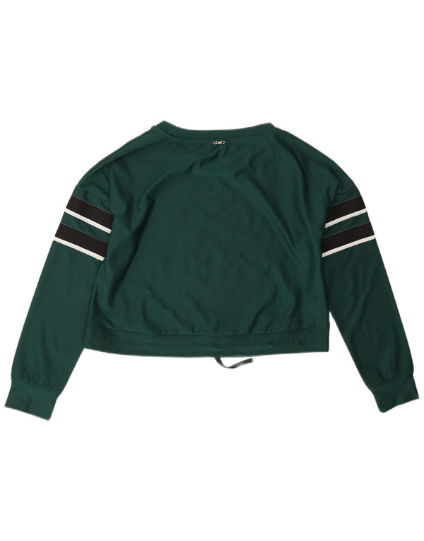 Felpa con grafica oversize da donna Liu Jo UK 10 piccola verde