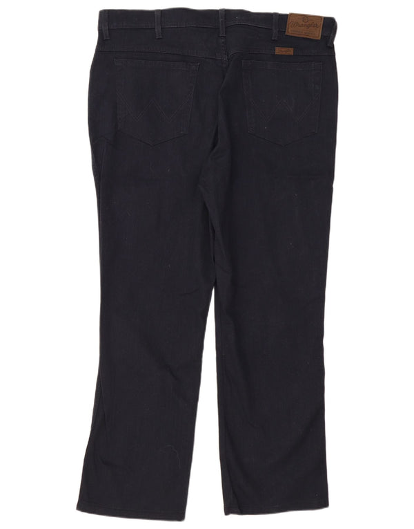 Pantaloni casual dritti da uomo vestibilità regolare WRANGLER W40 L29 blu navy