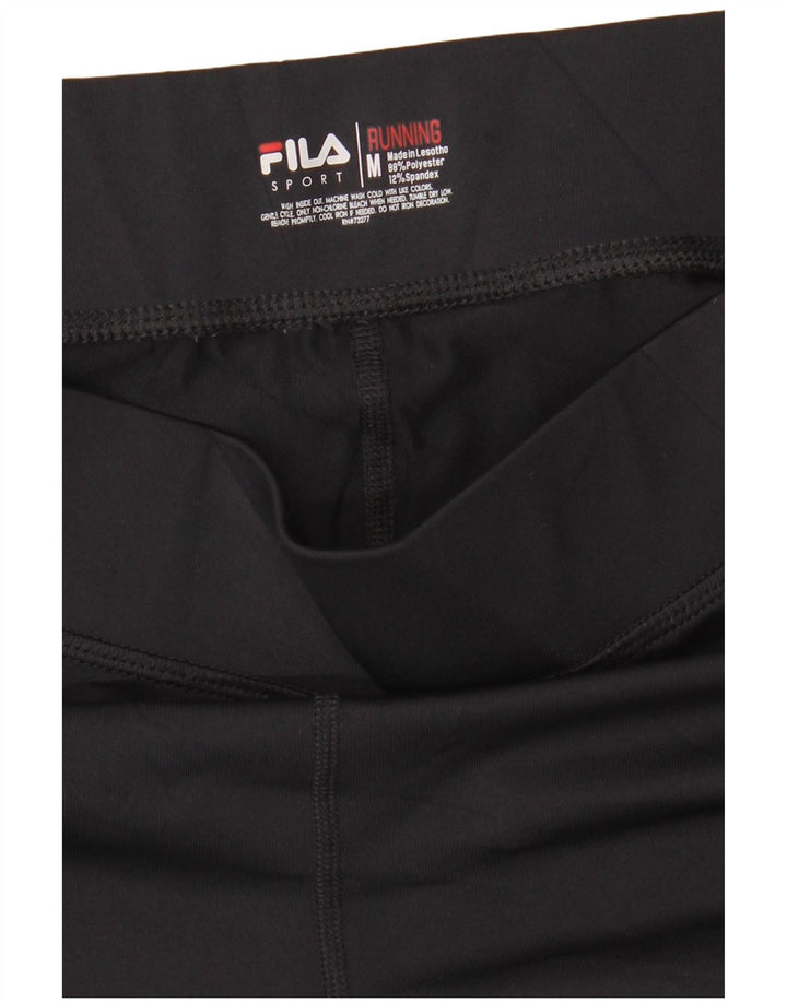 Leggings da donna Fila UK 14 poliestere nero medio