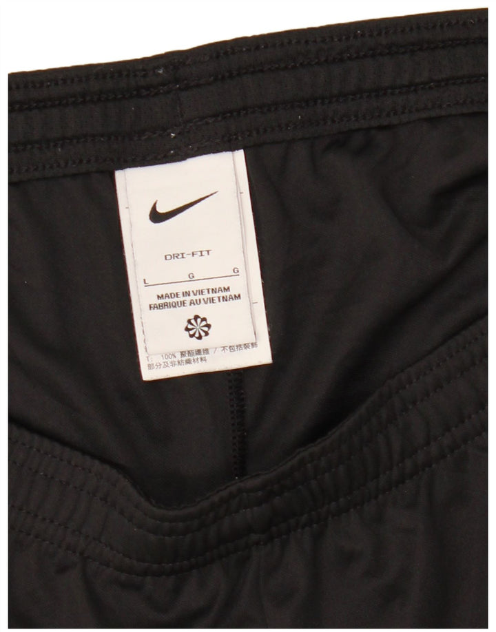 Pantaloncini sportivi Nike da donna UK 16 Large Nero Colourblock Poliestere