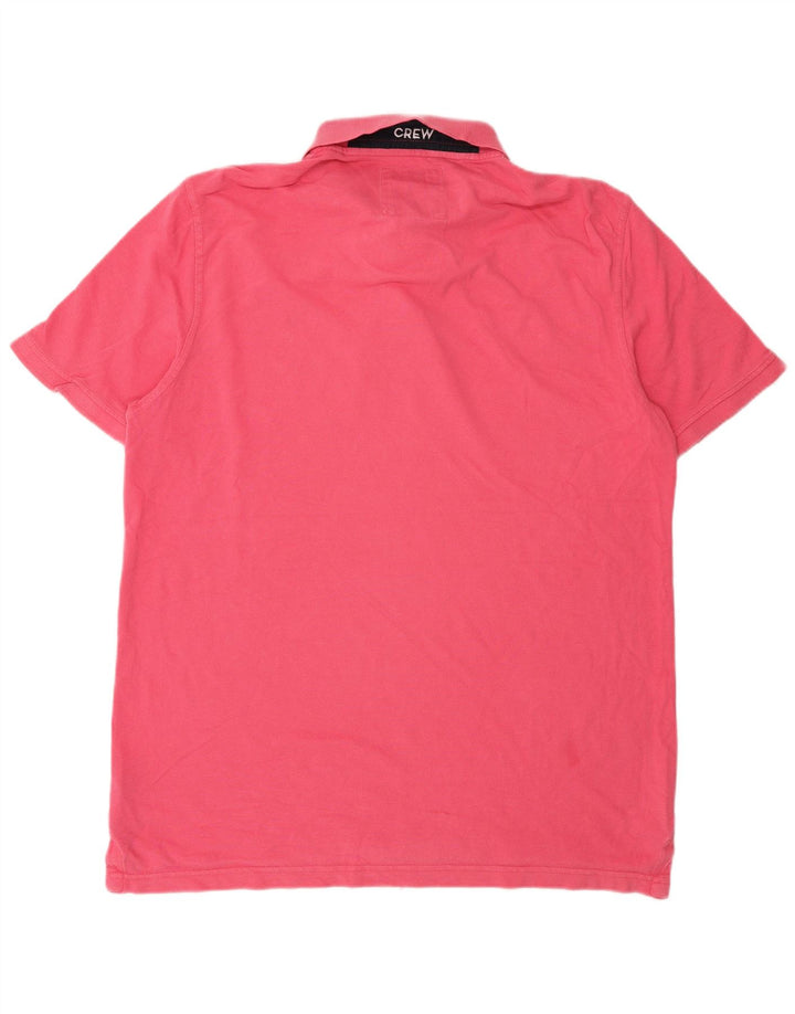 Crew Clothing Polo da uomo grande in cotone rosa