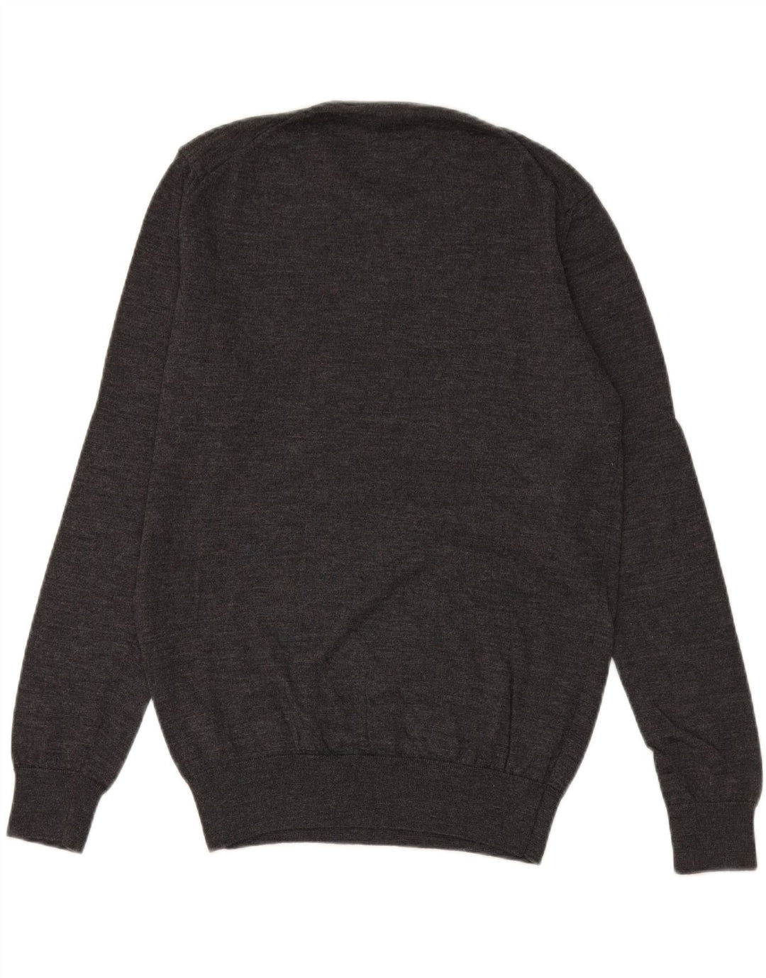 ZARA Mens Crew Neck Jumper Sweater Large Grey Wool Vintage Zara and Second-Hand Zara from Messina Hembry 