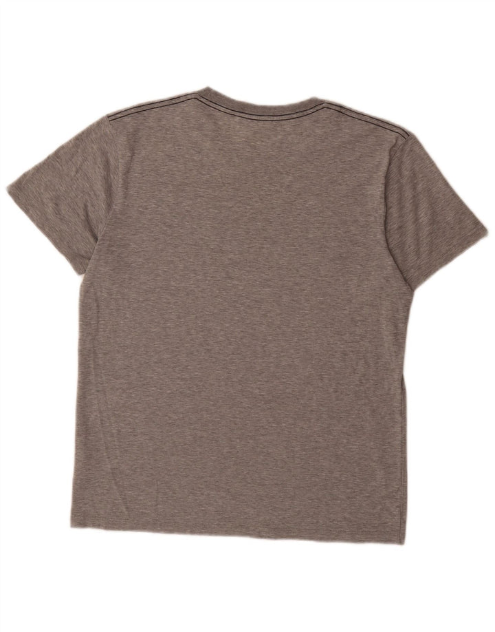 T-shirt grafica da uomo Nike Top Small in cotone grigio