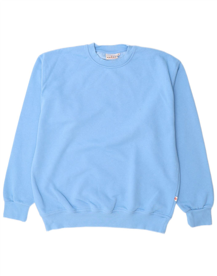Felpa da uomo Hakro in cotone blu medio