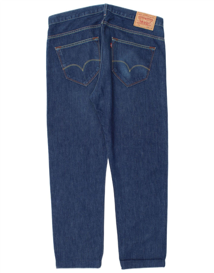 Levi's Uomo 504 Jeans dritti W36 L29 Cotone Blu
