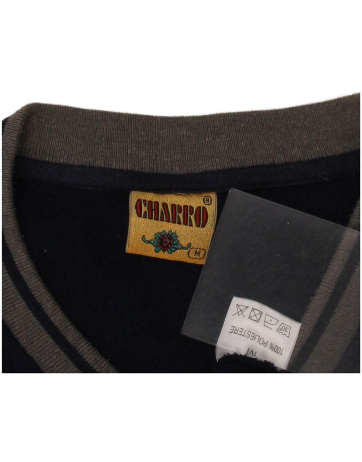 Maglione in pile da uomo CHARRO medio poliestere blu navy