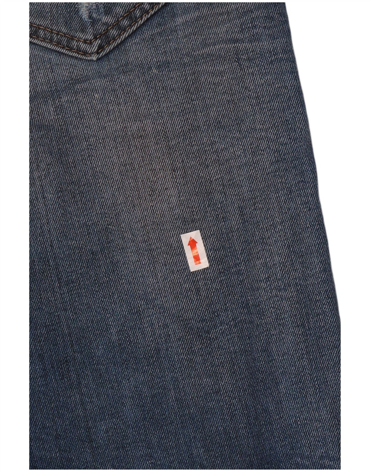 Jeans skinny slim da uomo Diesel Thommer effetto consumato W31 L32 cotone blu