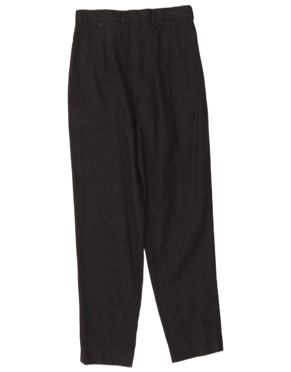 Pantaloni da abito con pedge da donna Balloon IT 42 Medium W27 L28 Lana nera