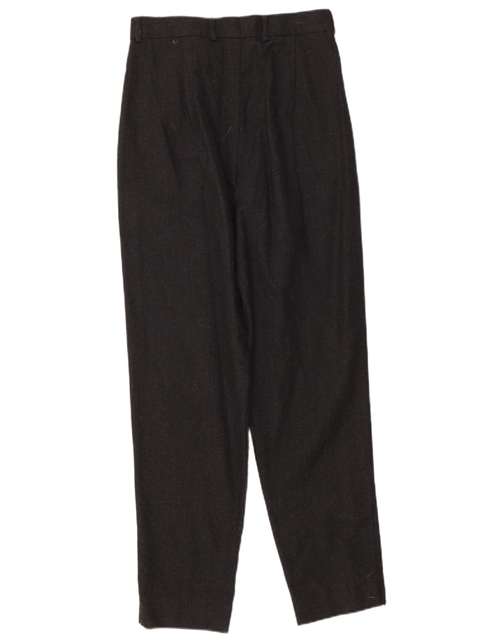 Pantaloni da abito con pedge da donna Balloon IT 42 Medium W27 L28 Lana nera