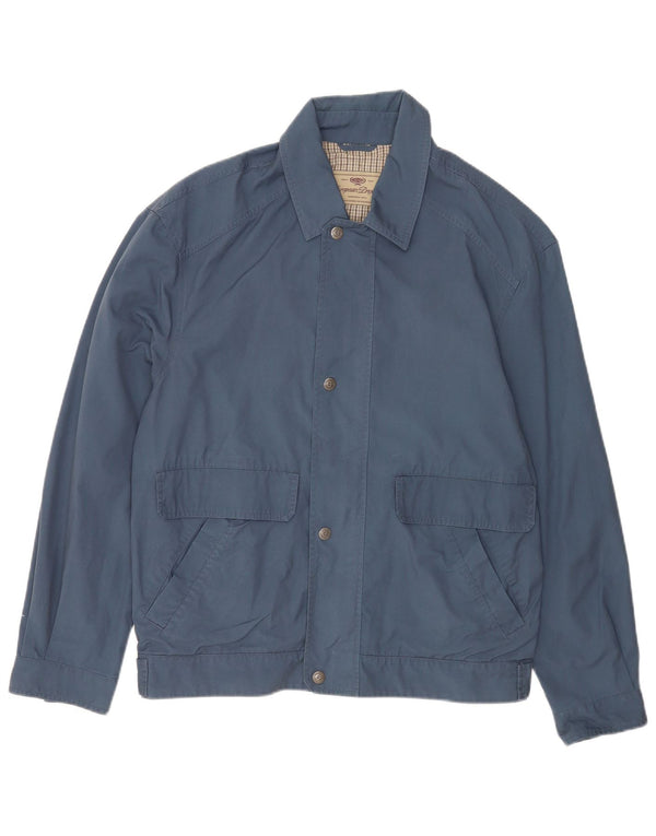 Giubbotto bomber da uomo del progetto europeo UK 40 grande poliestere blu