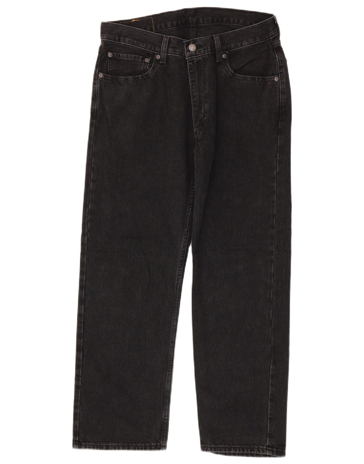 Levi's Uomo 555 Jeans dritti W32 L30 Cotone Nero