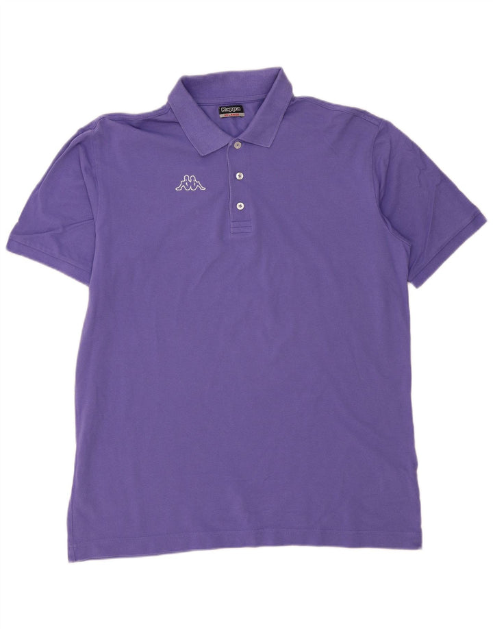 Polo Kappa Uomo 2XL Cotone Blu Navy