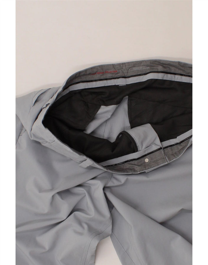 NIKE Mens Straight Casual Trousers W34 L30 Grey Polyester Vintage Nike and Second-Hand Nike from Messina Hembry 
