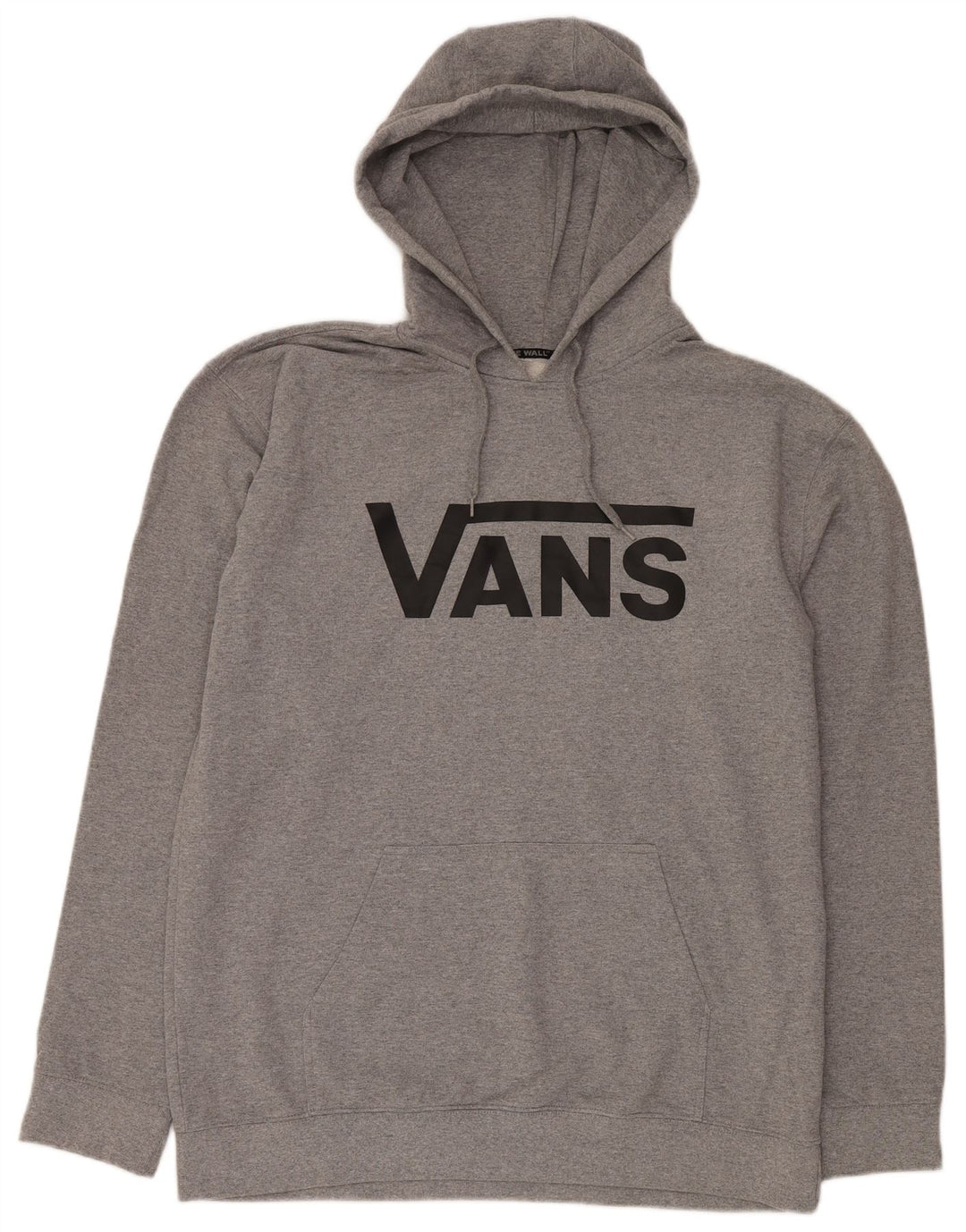 Felpa con cappuccio grafica da uomo VANS 2XL poliestere grigio