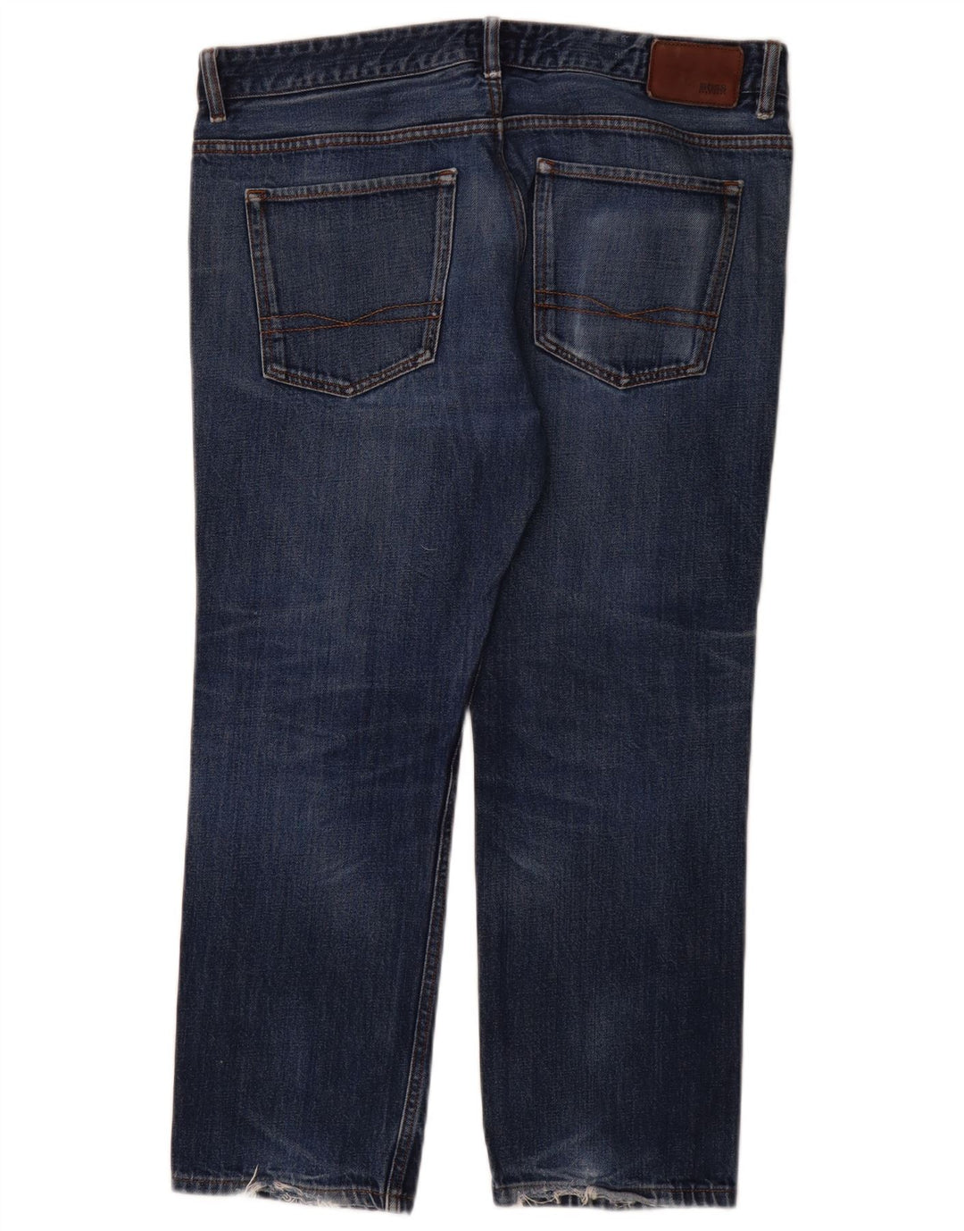 Jeans dritti da uomo Hugo Boss W36 L28 cotone blu