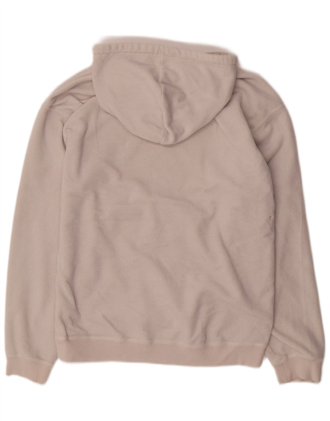 NIKE Mens Hooded Fleece Jumper Small White Cotton