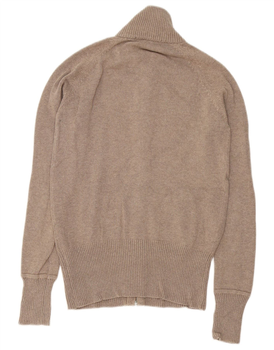 Maglione cardigan da donna Zara UK 14 Cotone grigio medio