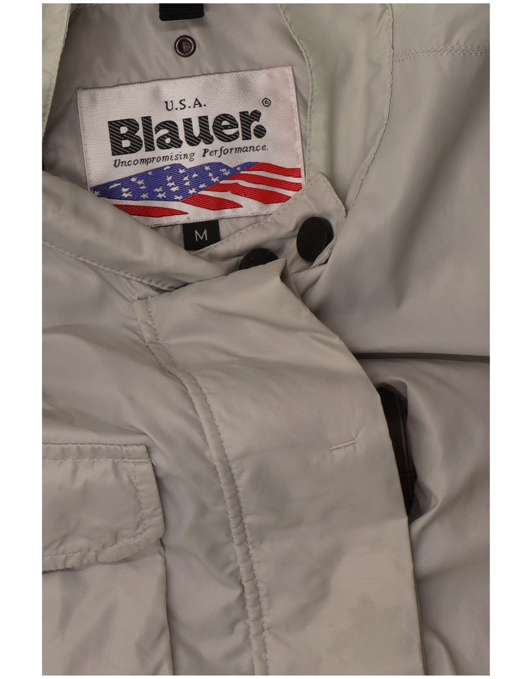 BLAUER Womens Utility Jacket UK 12 Medium Grey