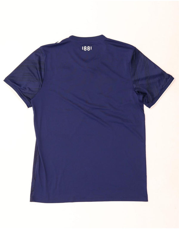T-shirt Adidas Aeroready da uomo, grande, in poliestere blu navy