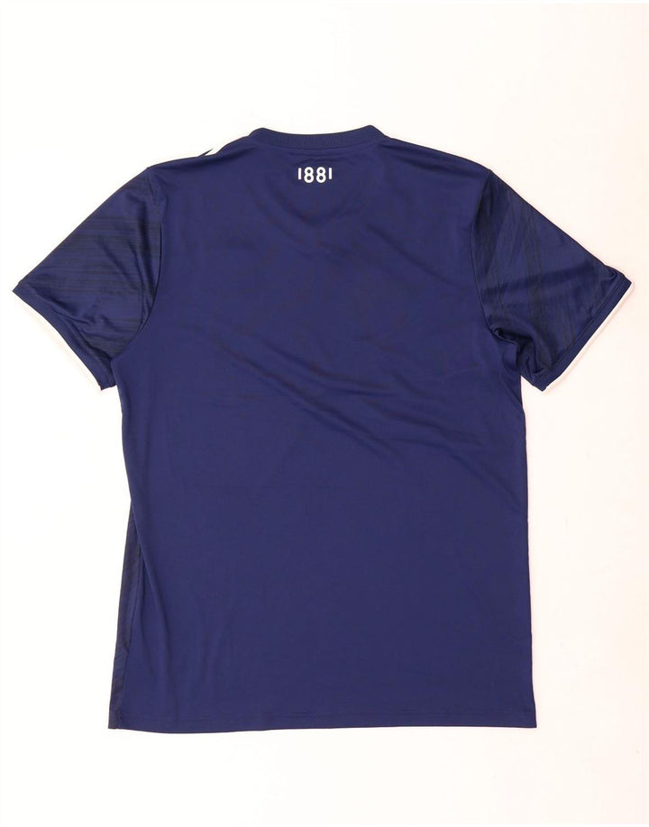 T-shirt Adidas Aeroready da uomo, grande, in poliestere blu navy