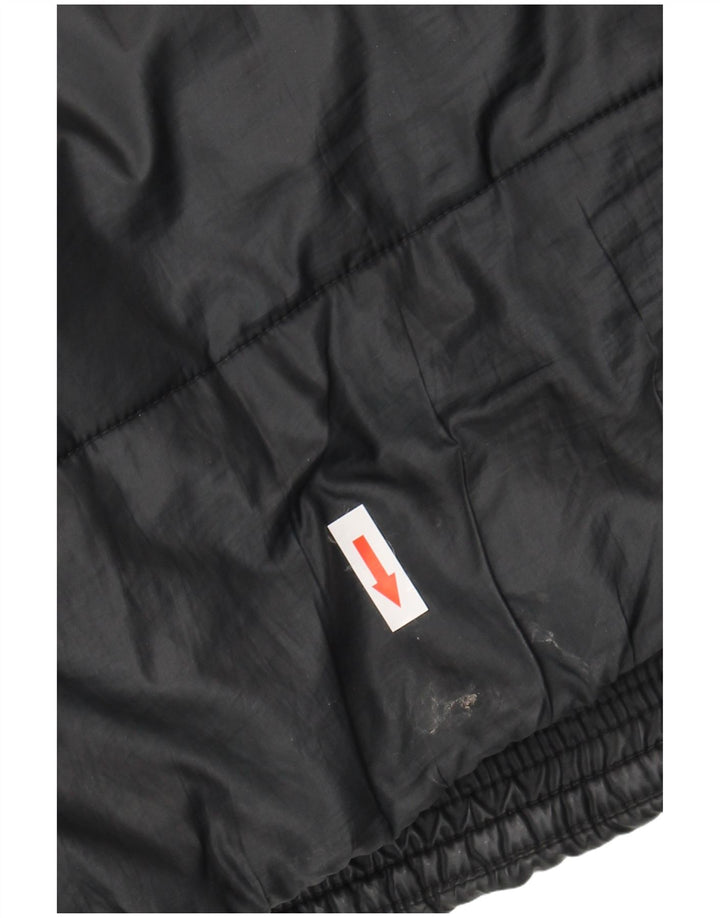 Giacca imbottita con cappuccio Nike Therma-Fit Graphic da donna UK 14 Medium Nera