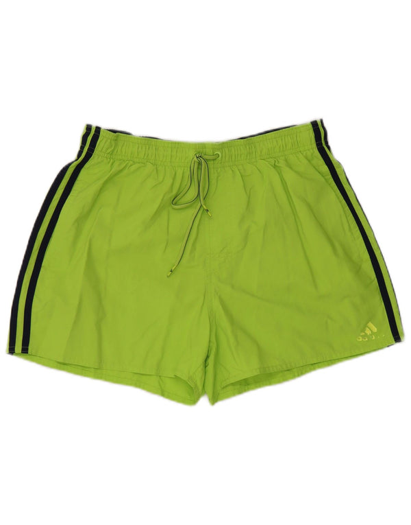 Pantaloncini sportivi da uomo ADIDAS in nylon verde medio