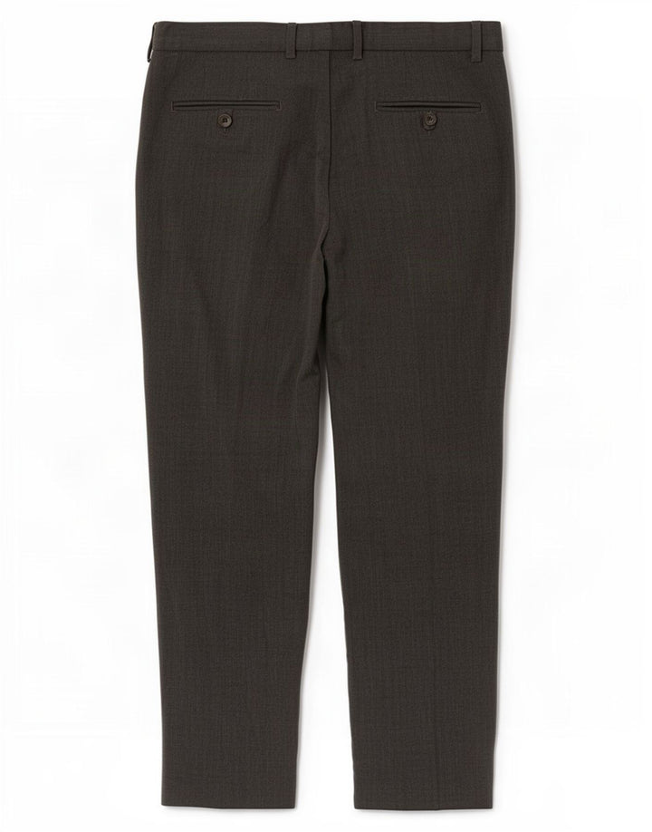 Pantaloni da abito vestibilità regolare da uomo Marks & Spencer W36 L29 poliestere grigio