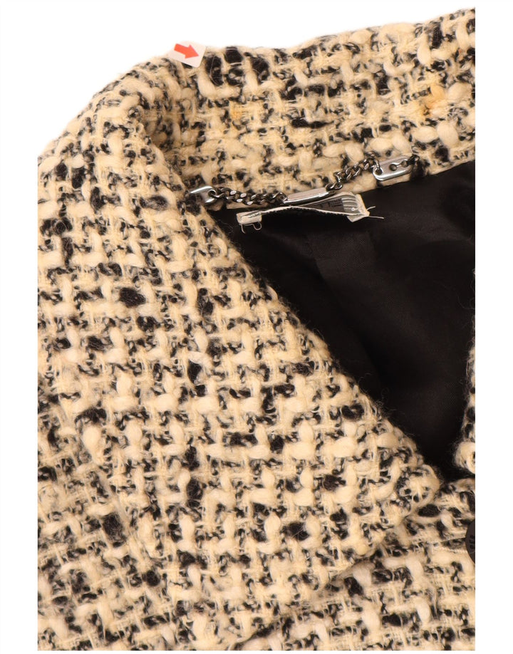 PERTE BY KRIZIA Cappotto oversize da donna taglia 21 Beige medio chiazzato