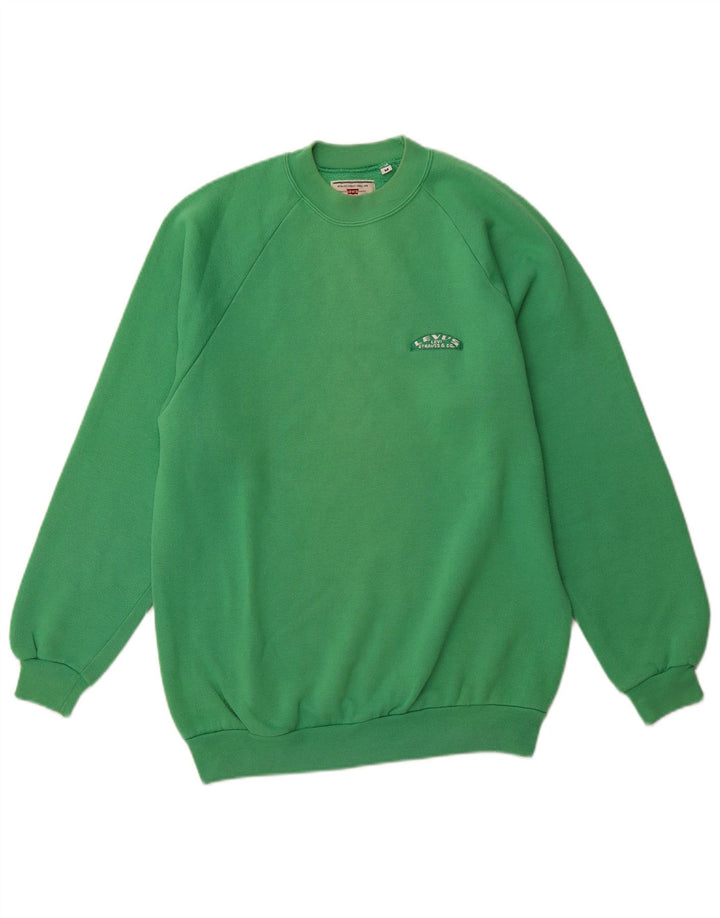 LEVI'S Felpa Uomo Maglione Cotone Verde Medio