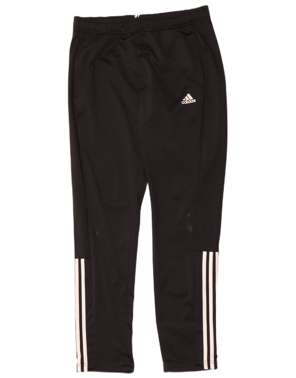 Adidas Mens Tracksuit Trousers UK 42/44 Large Black Polyester Sports
