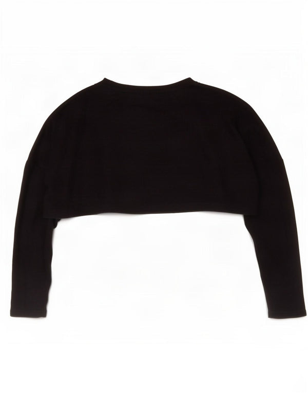 Maglione Bolero da donna Topshop UK 10 piccolo acrilico blu navy