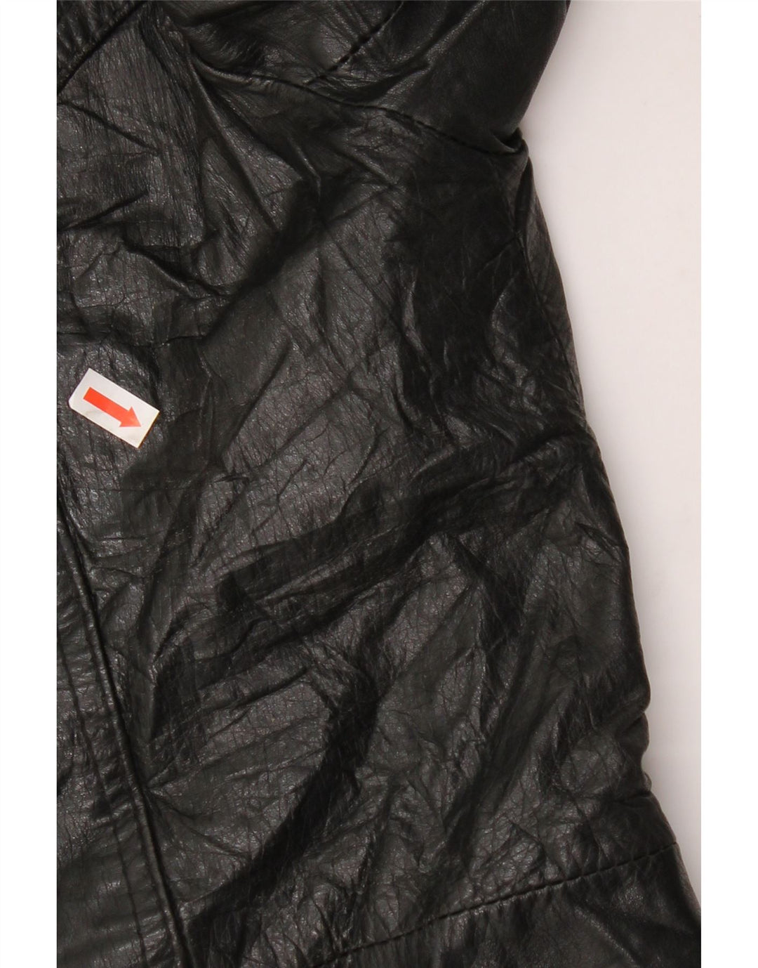 VINTAGE Womens Leather Coat IT 50 XL Black Leather Vintage Vintage and Second-Hand Vintage from Messina Hembry 