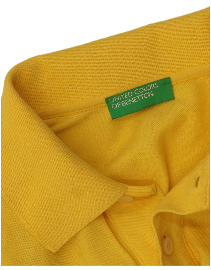 Polo Benetton Uomo Piccola Gialla